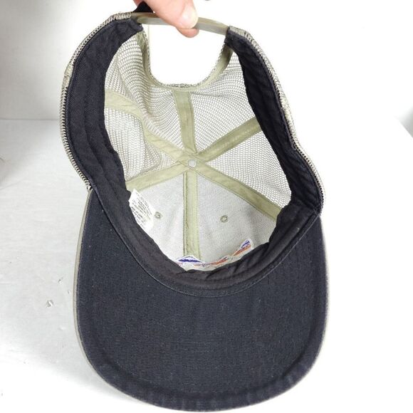 Patagonia Unisex Fitz Roy Trout OS Gray Adjustable Snapback Trucker Cap Hat - Picture 6 of 10